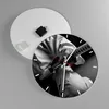 Wanduhr - Rund - Glasuhr - Samurai-Schwert - 40x40cm - Produktbild-Vorschau 2