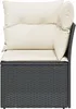 A close-up view of a corner section of a modular outdoor sofa. Podgląd zdjęcia produktu