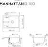 Schock Einbauspüle Manhattan D-100 U Asphalt - Produktbild-Vorschau 3