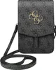 A product shot of a grey Guess handbag with a gold logo. Podgląd zdjęcia produktu