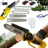 Motosega a batteria motore brushless 6"/8" barra, senza Anteprima dell’immagine prodotto 9