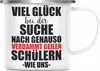 Trendation - Lehrerin Lehrer Abschiedsgeschenk Emaille Produktbild-Vorschau 1