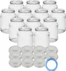 gouveo 12er Set Einmachgläser 720 ml Facette mit Produktbild-Vorschau 1