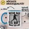 Eishockey Spieler Geschenk Tasse Vintage Ice Hockey Retro Produktbild-Vorschau 3