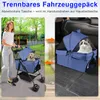 Chariot pour chiens pliable avec sac de transport amovible Voir les images du produit 4