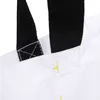 Mr. & Mrs. Panda Tote Bag Maus Sterne - Weiß - Geschenk, Produktbild-Vorschau 4
