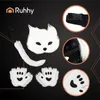 Ruhhy 26249 Kostým lišky dámský, 4dílný set, bílý Náhled obrázku produktu 4