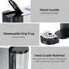Collage of product feature close-ups with text labels. Produktbild-Vorschau