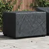 vidaXL Fodera per mobili nera 110 x 84 x 70 cm in tessuto Anteprima dell’immagine prodotto 2