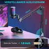 RGB Gaming Mikrofon mit Arm, 192kHz, Popfilter & Produktbild-Vorschau 8