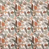 SCHÖNER LEBEN. Tischdecke Retro Blätter Blumen wollweiß Produktbild-Vorschau 3