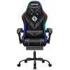 Herná stolička Hoffree, ergonomická, s masážnou funkciou (2 Náhľad obrázku produktu 13