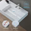 doporro Lavabo Bagno Sospeso Lavabo da Appoggio Anteprima dell’immagine prodotto 5