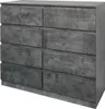 Kommode 8 grifflose Schubladen Thekla Beton Produktbild-Vorschau 1