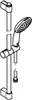 A line drawing of a shower slide bar with a handheld shower head. Produktbild-Vorschau