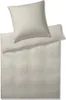 elegante Mako-Jersey Bettwäsche-Set Solid Stripe Farbe Sand Produktbild-Vorschau 2