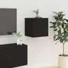 vidaXL TV-Wandschrank Schwarz 40x34,5x40 cm -  TV-Möbel Produktbild-Vorschau 2