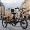 E-Bike Cityrad OT30 Pro 3 rad Faltbares E-Fahrrad 864WH Produktbild-Vorschau 13