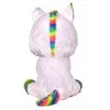 TY unicorno 15 cm bianco/colorato con occhi glitterati Anteprima dell’immagine prodotto 5