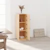 vidaXL Vysoká doska 34x40x108,5 cm z masívneho dreva Náhľad obrázku produktu 2