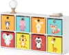 Kinderregal Vicco Scutum Weiß 143 x 72 cm mit 8 Faltboxen, Produktbild-Vorschau 7