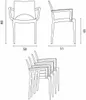 Paris Arm Grand Soleil Chaises en polypropylène avec Voir les images du produit 10