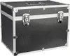 A black and silver storage case with metal clasps and trim, shown from the front. Náhľad obrázku produktu