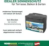 Sonnensegel Rechteck, 2x3m, anthrazit, wasserabweisend Produktbild-Vorschau 6