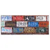 DEQORI Hybrid Leinwand Bild 125x50 cm 'Kennzeichen-Mosaik' Produktbild-Vorschau 2