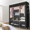 Armadio pieghevole Intirilife 130x175x45 cm in RABEN BLACK Anteprima dell’immagine prodotto 5