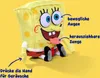 A plush toy of SpongeBob SquarePants with labels pointing out its features. Anteprima dell’immagine prodotto