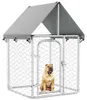 vidaXL Chenil d'extérieur avec toit 100x100x150 cm Voir les images du produit 3
