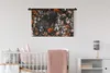 MuchoWow® Wandteppich Wandbehang Pferd - Blumen - Halfter Produktbild-Vorschau 2