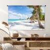MuchoWow® Wandteppich Wandbehang Strand - Meer - Palmen Produktbild-Vorschau 6