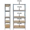 Scaffalatura per carichi pesanti 220 x 100 x 45 cm fino a Anteprima dell’immagine prodotto 3