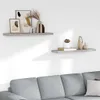 vidaXL Závěsné police 2 ks. Betonově šedá 90x23,5x3,8 cm Náhled obrázku produktu 2