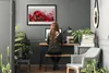 Bild 70x50 MDF-Rahmen Wandkunst Rosen Blumen Pflanzen Produktbild-Vorschau 3