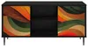 vidaXL TV-Schrank BONN 102 x 33 x 51 cm Schwarz Produktbild-Vorschau 3