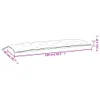 vidaXL Gartenbank-Auflagen 2 Stk. Grau 150x50x7 cm Produktbild-Vorschau 7