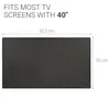 kwmobile 40" TV Abdeckung Indoor - Fernseher Hülle Produktbild-Vorschau 10