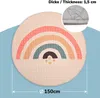 Hakuna Matte Couverture piquée pour bébé 1,5 m - Boho Voir les images du produit 2