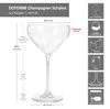 6 x kieliszki do szampana Doyenne 150 ml przezroczyste Podgląd zdjęcia produktu 6