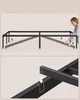 Two panels showing the assembly of a bed frame. Náhled obrázku produktu