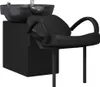 vidaXL Chaise de salon de coiffure noire 136 x 60 x 92 cm Voir les images du produit 1