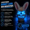 Horror Hase LED Grusel Maske - wie aus Purge steuerbar, Produktbild-Vorschau 4