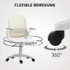 HOMCOM Kancelářská židle Ergonomická otočná židle s Náhled obrázku produktu 8