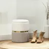 HOMCOM Sitzhocker mit Stauraum Hocker mit Deckel, Produktbild-Vorschau 2