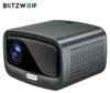 A dark gray BlitzWolf projector is shown against a white background. Produktbild-Vorschau