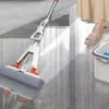 Hubkový mop žmýkací mop na podlahu stierka na vodu sivý 118 Náhľad obrázku produktu 2