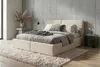 Interbeds Polsterbett 160x200 Bett Doppelbett mit Stauraum Produktbild-Vorschau 2